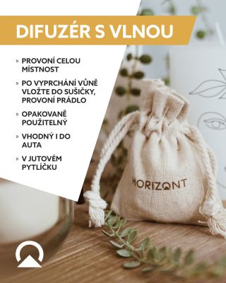 ☁️ Difuzér s vlnou Intenzivní vůně, která ovoní celý prostor. Když vlnená kulička ztratí vůni, vložte ji do sušičky –...